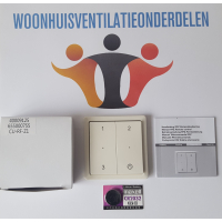 Zehnder Stork draadloze zender RFZ WIT voor CMFe en comfofan s 655000755